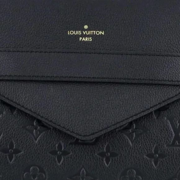 Louis Vuitton Black Leather Handbag - Picture 9 of 10